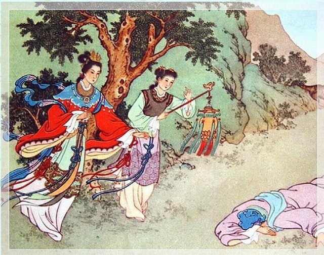 一线养蜂小农:神话故事《劈山救母》短篇彩色年画连环画小人书
