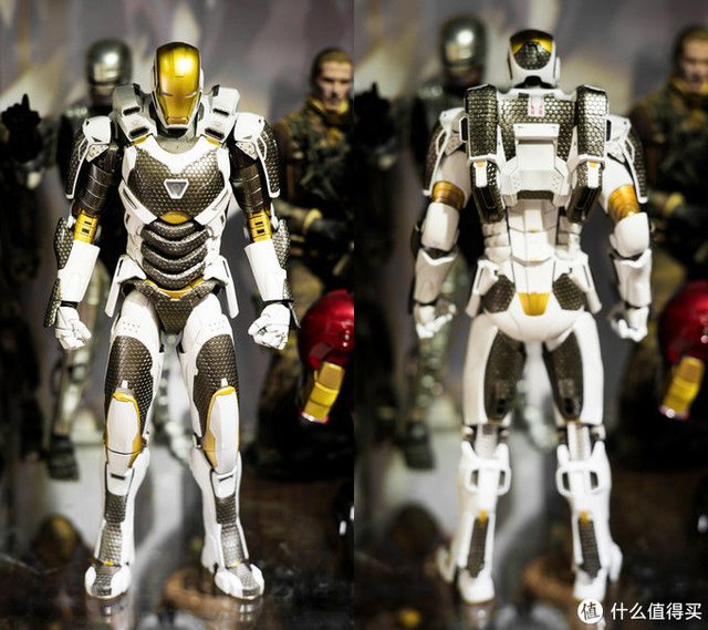 白色精灵:hot toys mms214 钢铁侠 mark39 双子星开箱
