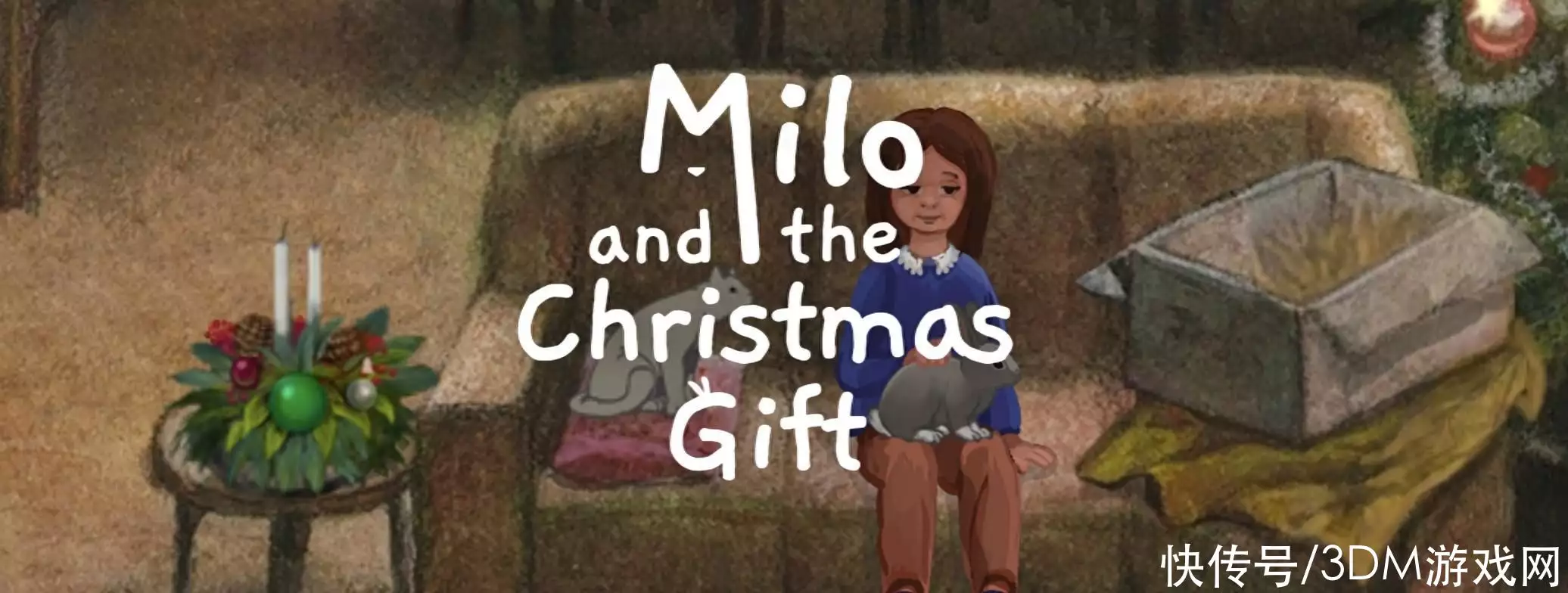 Hand -painted wind cat solution puzzle game ＂Mallo and Christmas Gifts＂ should publish a broadcast article for free