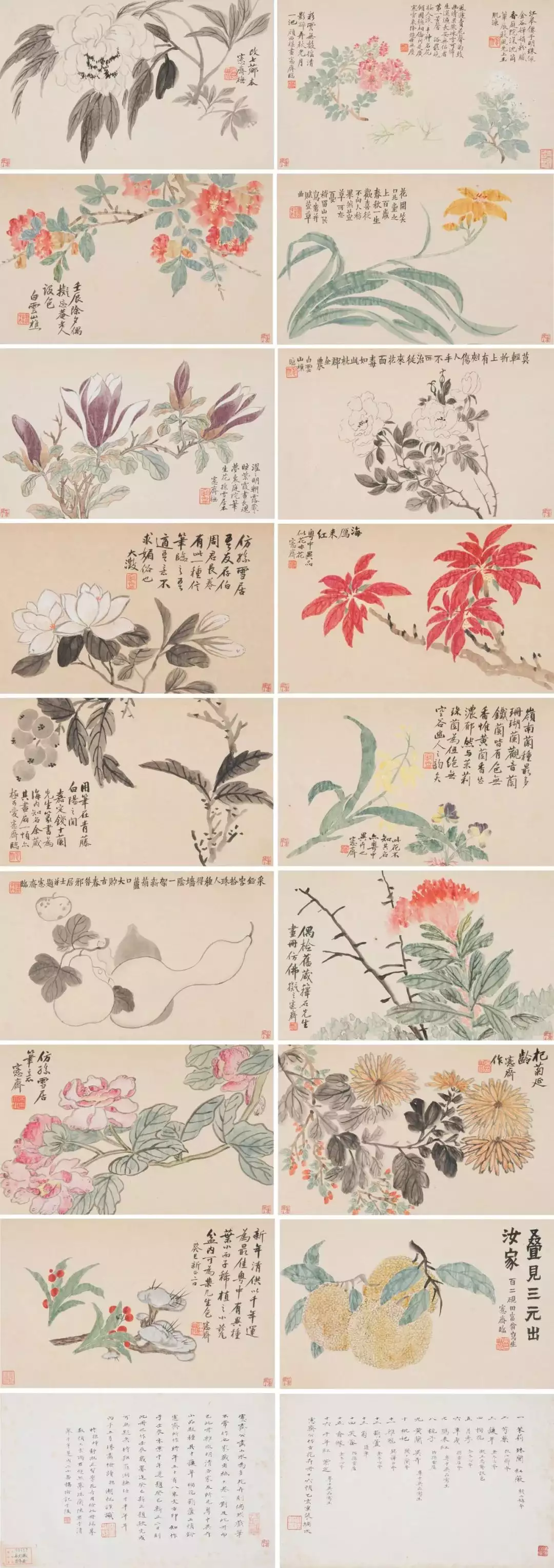 吴湖帆的爷爷,花卉画得如此好!亲爹给我起的名字,才上学3天就被同桌打了9回!女同学都躲着我