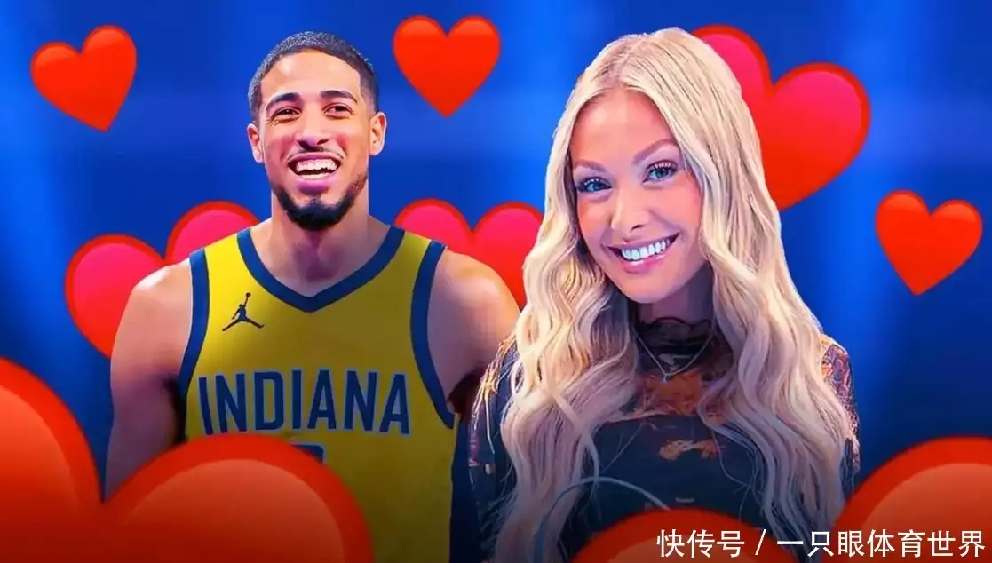 BET365体育：人生赢家！哈利伯顿抱奖杯与女友合影，NBA新晋花魁，肤白貌美播报文章 九游博彩资讯 第2张