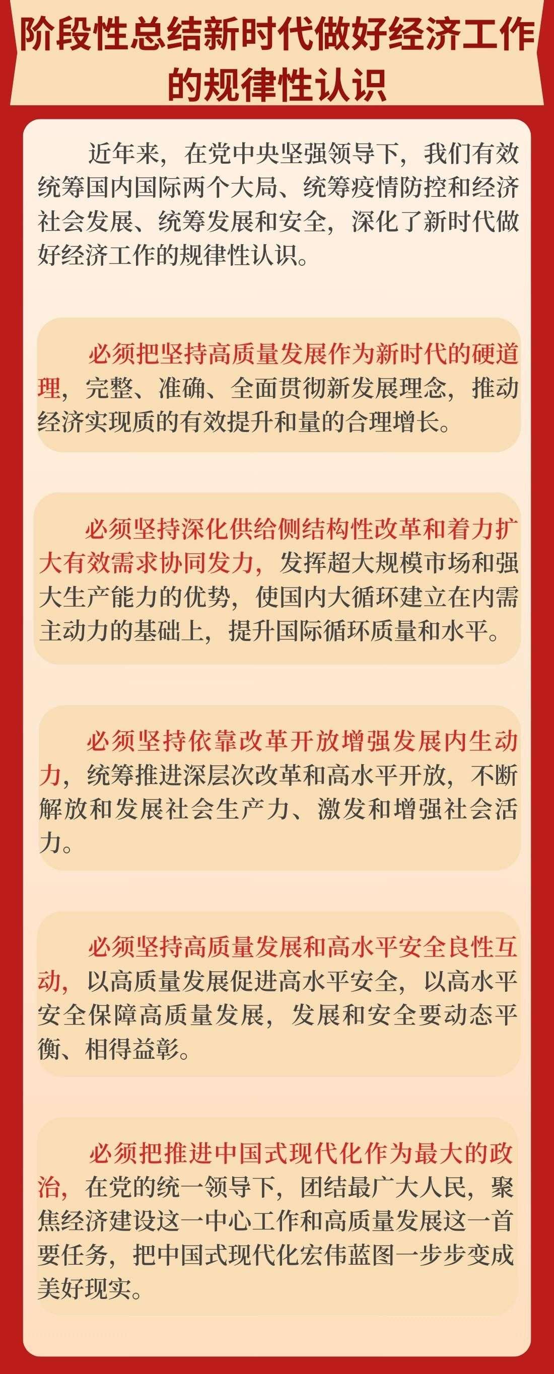 一图读懂2023年中央经济工作会议全文【快资讯】 
