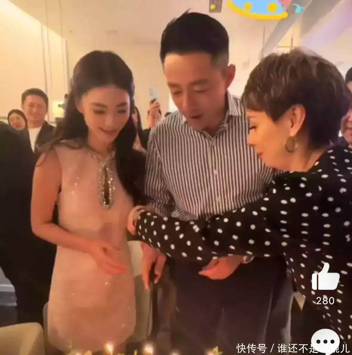 汪小菲生日现场图曝光：张兰往新儿媳脸上抹蛋糕，深情表白引泪目