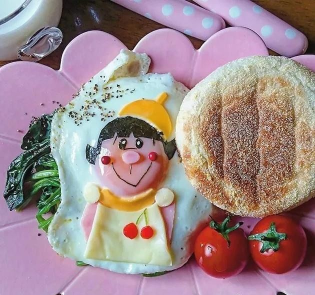 鸡蛋|?这位妈妈太有才,2颗蛋就能做出卡通角色便当,真是暖心又暖胃