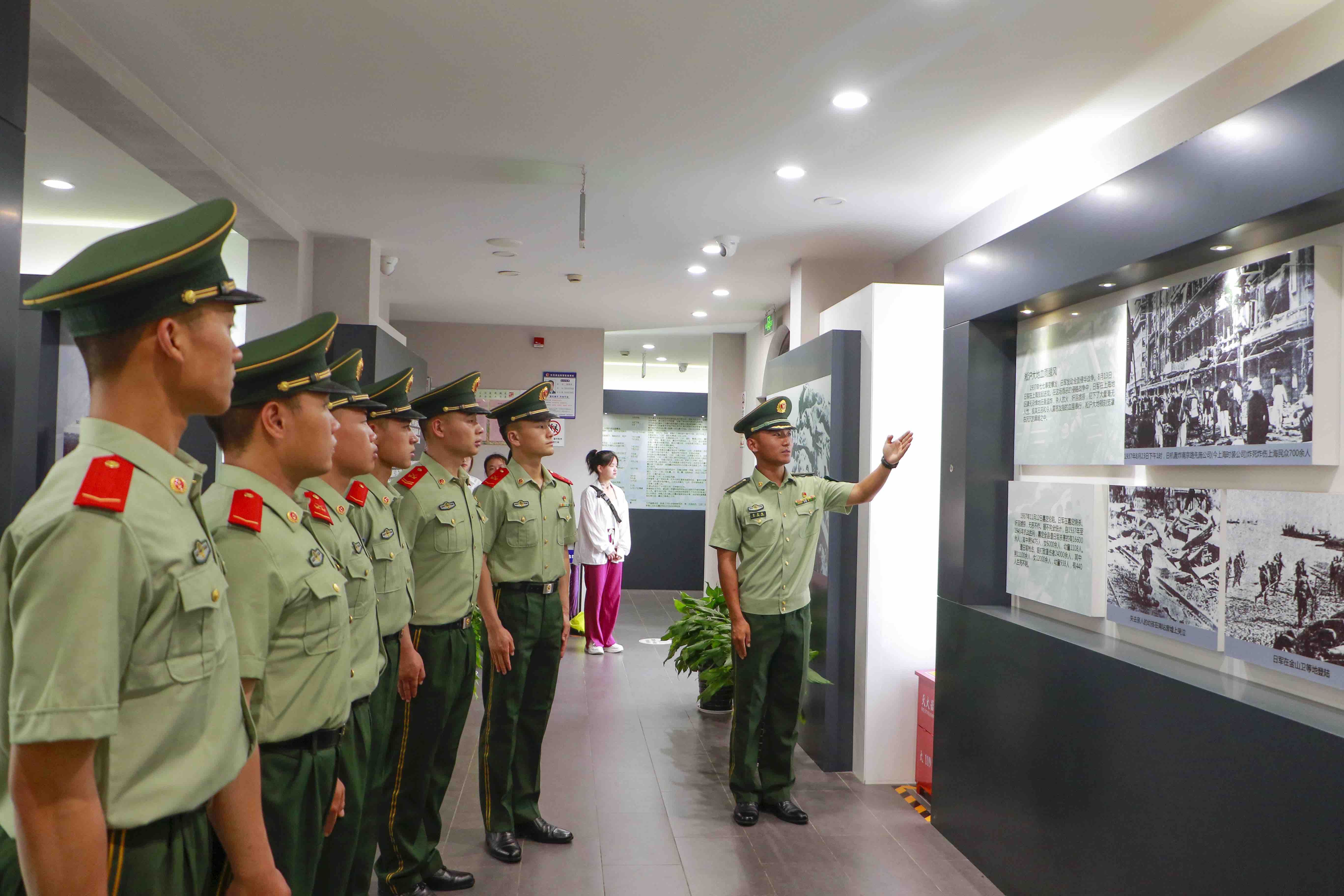 传承红色基因，赓续红色血脉，武警上海总队执勤第五支队开展“我心向党 赓续前行”主题活动