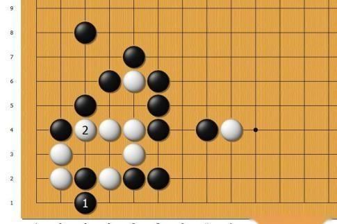  白棋|黑先，如何净杀白棋?A位的冲，使本题增加了变数