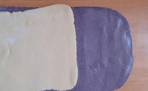  面粉150克|双色杂粮馒头，不沾笼屉，不用二次发酵，浓浓紫米清香，营养好吃