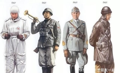 日军|二战轴心国军服大比拼日军省料,德军帅气,意大利用“牛奶布”