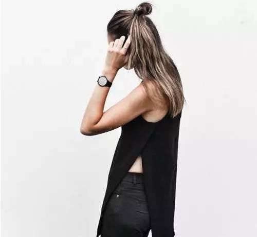 半丸子头|发型和衣服这样搭,让你从头美到脚!