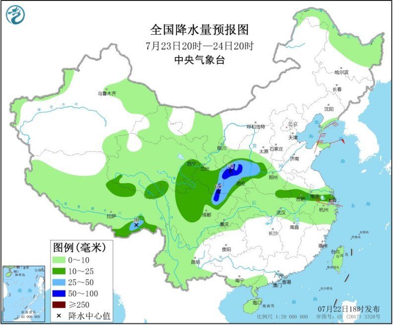 高温|黄淮东部南部等地有强降雨 江南华南等地高温持续