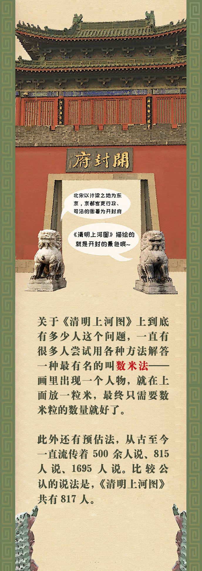 到底|人口普查 | 《清明上河图》到底有多少人？