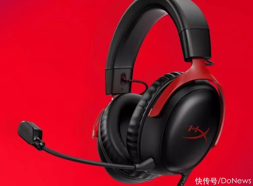HyperX推出新款飓风3头戴式游戏耳机：649元