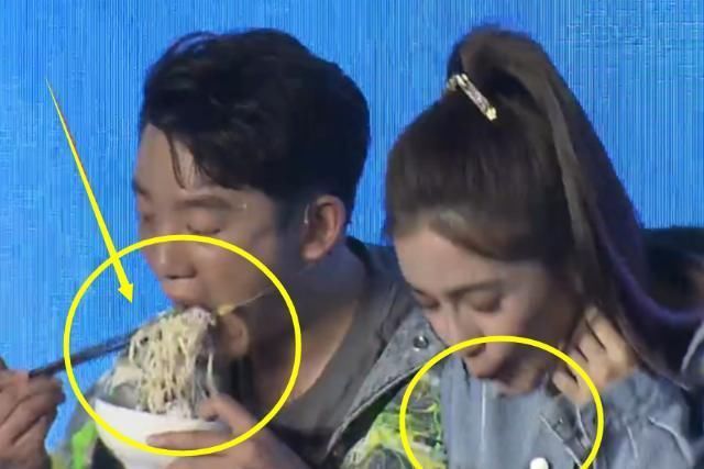 美食|跑男兄弟现场吃美食,郑恺一口吃半碗,谁注意杨颖的吃相活该她瘦