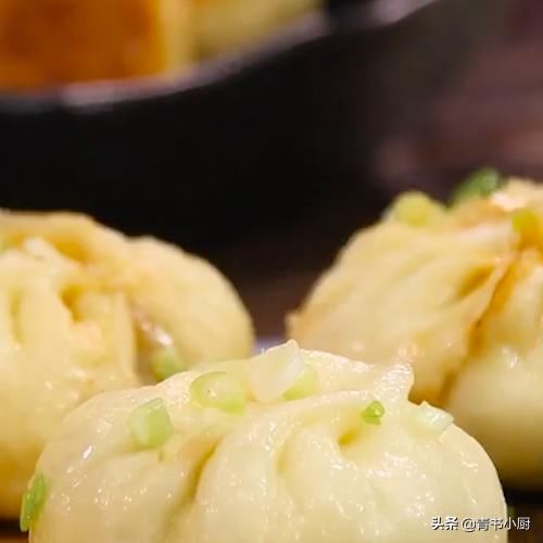  抽2克|妈妈味道传统小吃生煎包，这样发面调馅，外酥皮脆内里多汁超好吃