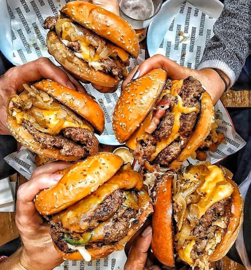  牛肉|吃着最大的松露汉堡