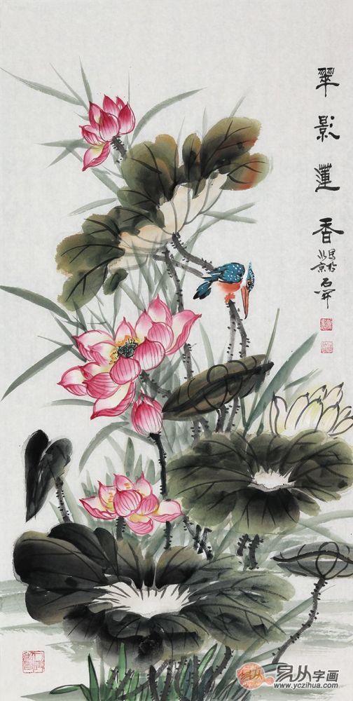 吉祥|书房适合挂什么字画 高雅吉祥手绘国画分享