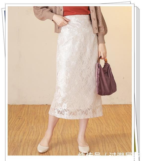 秋季|秋季蕾丝半身裙怎么搭?5种常用颜色30种流行搭配,穿出淑女风