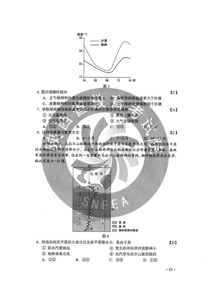 完整版|2020年陕西高考全科试题+参考答案 （完整版）|909扩散