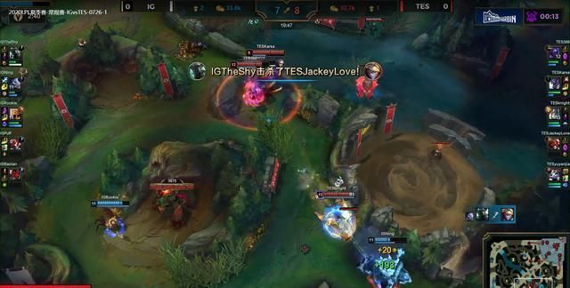  TES|LPL忍界大战尘埃落定，IG连拿两局险胜TES，积分榜第二！