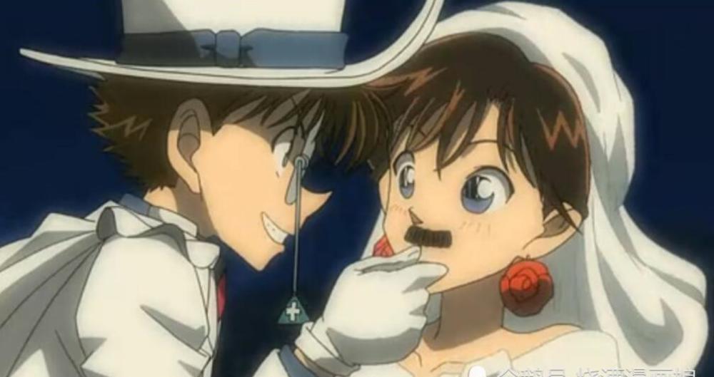 说不出|《名侦探柯南》基德调戏小兰合集,柯南都绿完了,但却有苦说不出