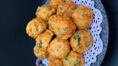 颜值|时蔬丸子的做法，口感外酥里嫩，颜值高又有营养，能不香吗？