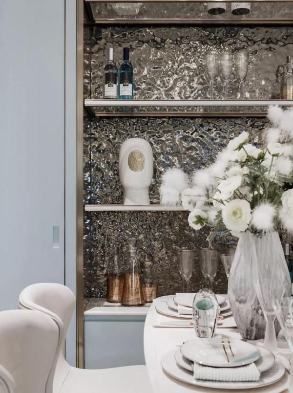  蓝色|96㎡蒂芙尼蓝中式住宅，时尚与美学的惊鸿一瞥！