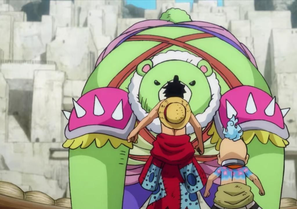 赋者|海贼王：本以为出现了一只可爱的大熊，没想到居然出现了个“猥琐男”！