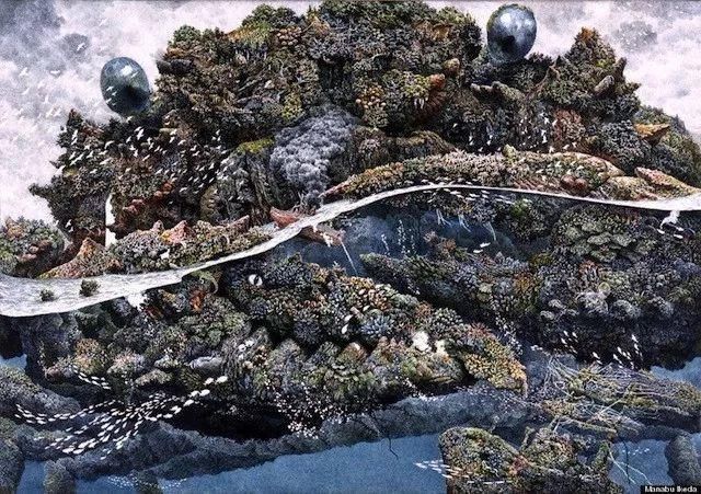  极致|一幅画画了3年，细到要用放大镜，他把钢笔画玩到了极致！