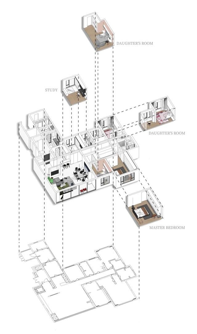 成都|成都 240 m2 极简大平层,兼顾自由与温暖的家
