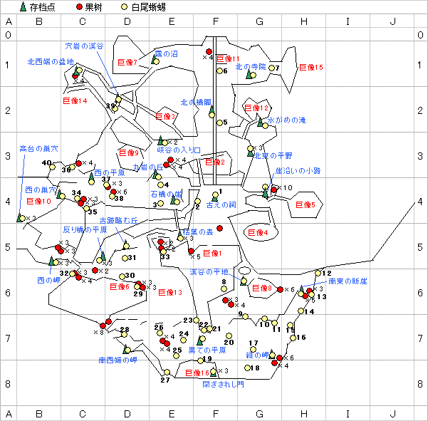 旺达与巨像重制版地图资源在哪?资源分布图示