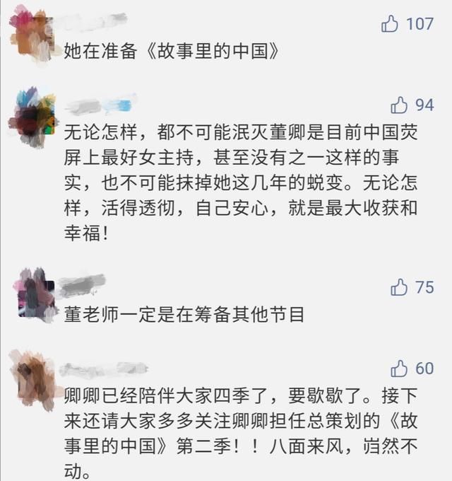  节目|董卿又一王牌节目被人顶替，网友意难平，其实这是董卿能力的表现