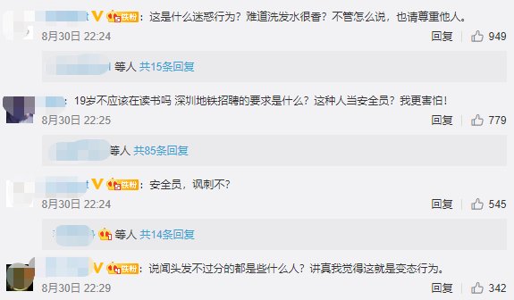 警方|19岁地铁安全员嗅闻女子头发 警方：行拘5日