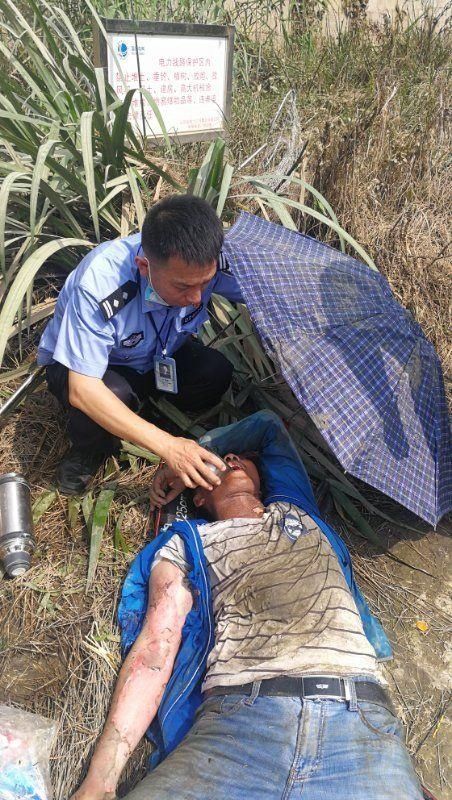  河边|男子李村河边钓鱼，甩钩挂到高压线被电伤！