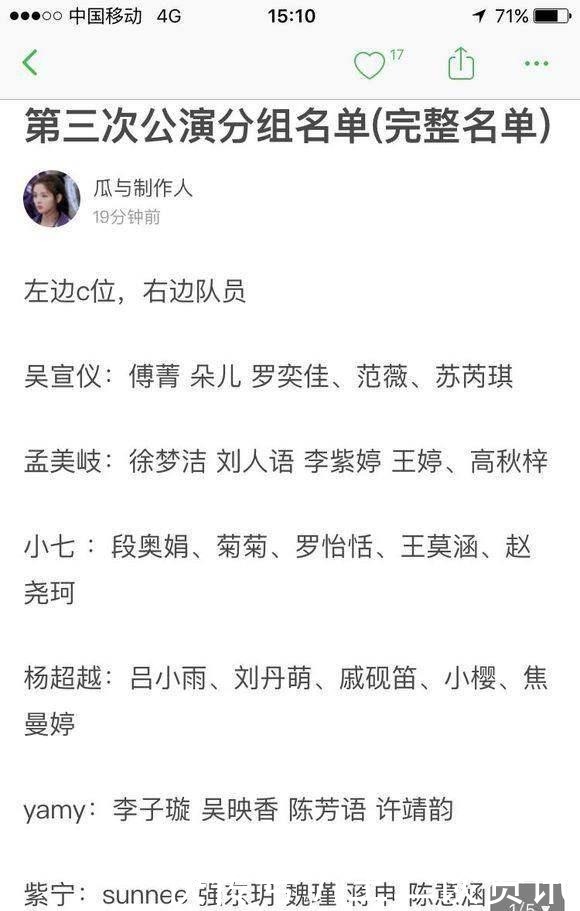 C位歌曲|创造101第三次分组 第六组差距最大, C位太惹争议了