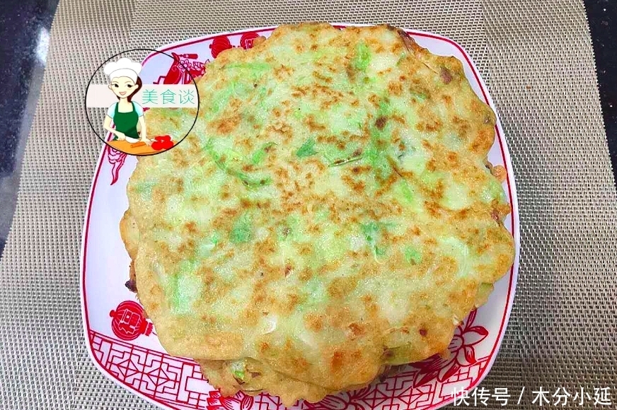 包菜早餐|包菜别只会清炒了,用来做早餐饼,10分钟就搞定,比包子馒头还香