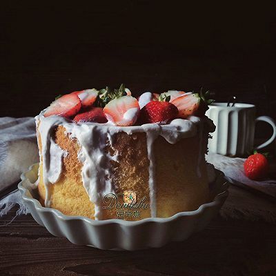  蛋糕|酸奶草莓戚风蛋糕