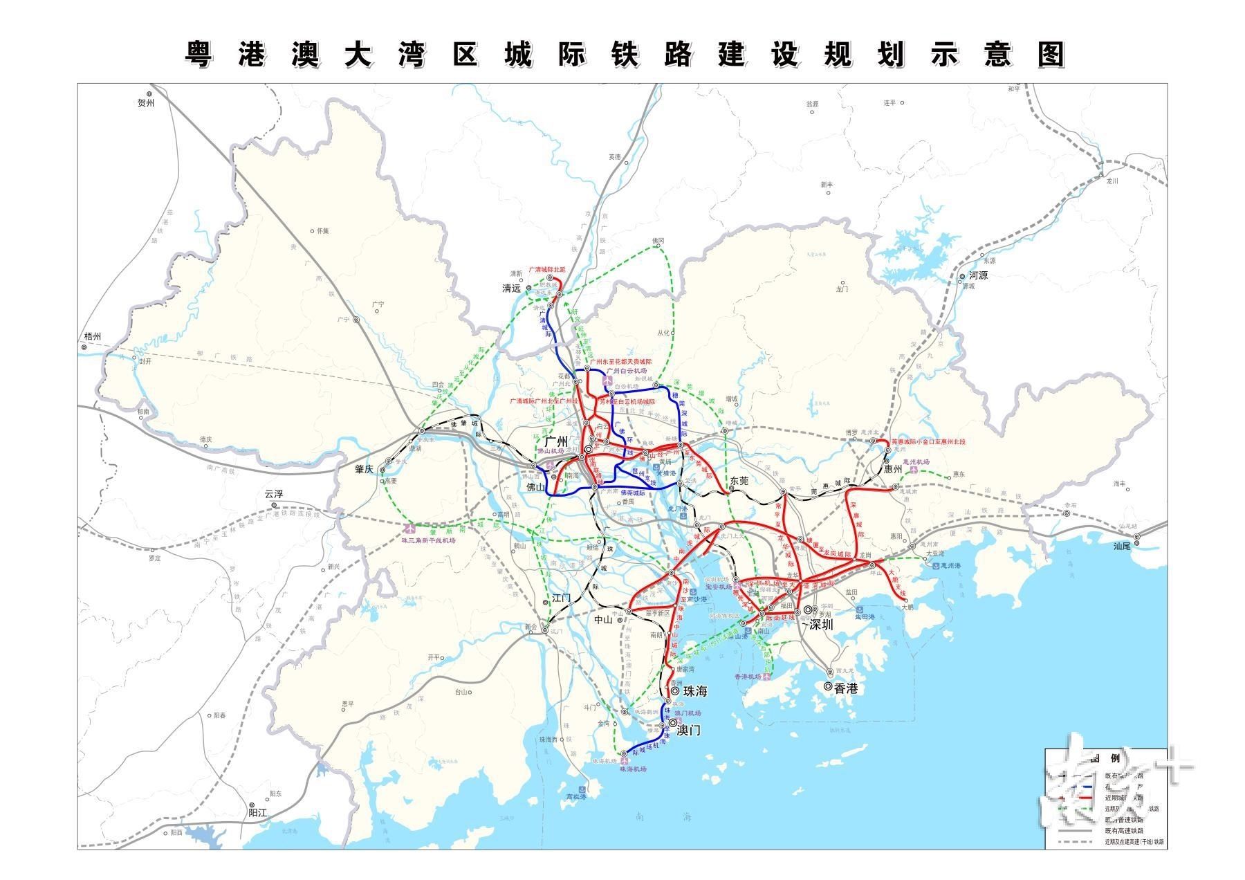 粤港澳大湾区|福田将新增2条城际铁路：穗莞深城际南延线、常平至龙华城际