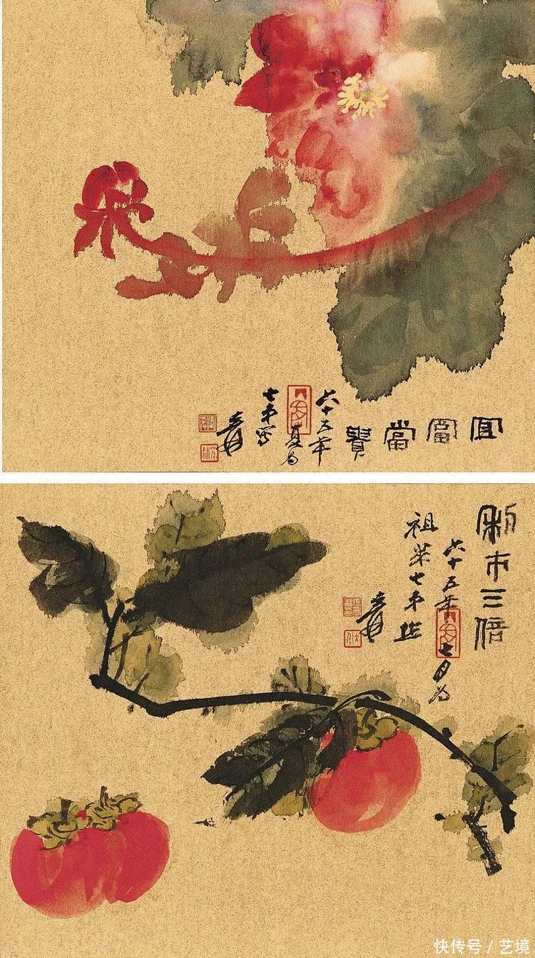 张大千花鸟画欣赏（100幅）