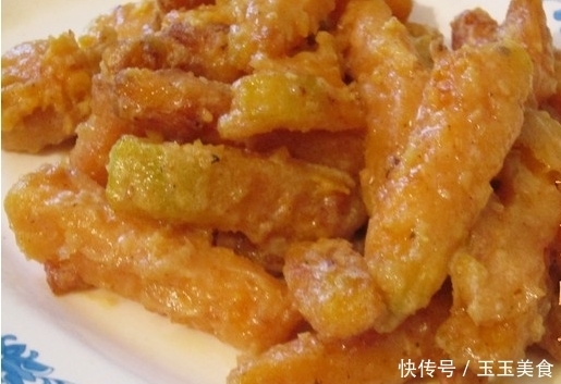 孩子|经典家常菜,蛋黄南瓜最简单的做法,营养美味,孩子吃了长身体!