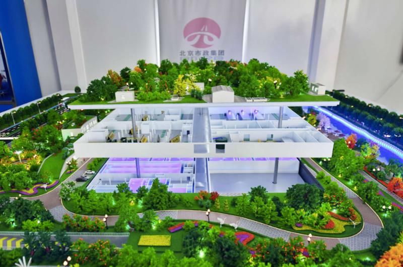  公布|雄安首座地下“花园式”再生水厂开工，位置及效果图公布