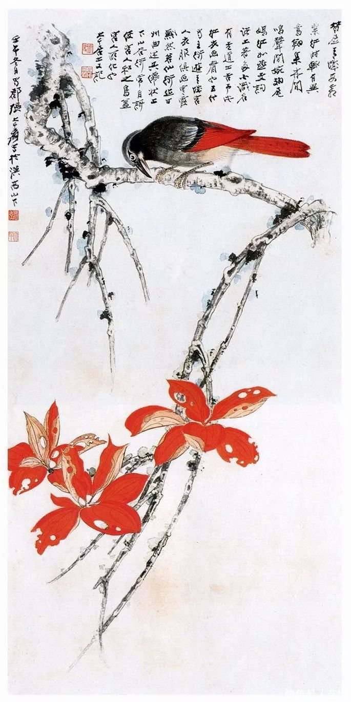 张大千花鸟画欣赏（100幅）