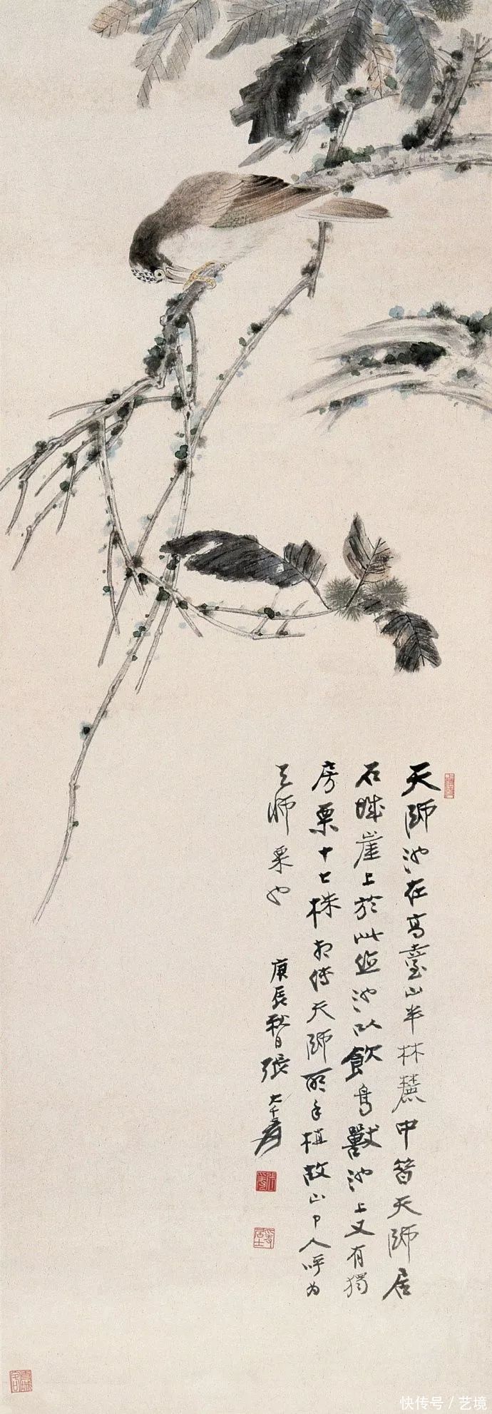 张大千花鸟画欣赏（100幅）