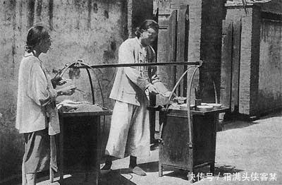 真实|清末小吃摊真实照片 吃货们快看过来