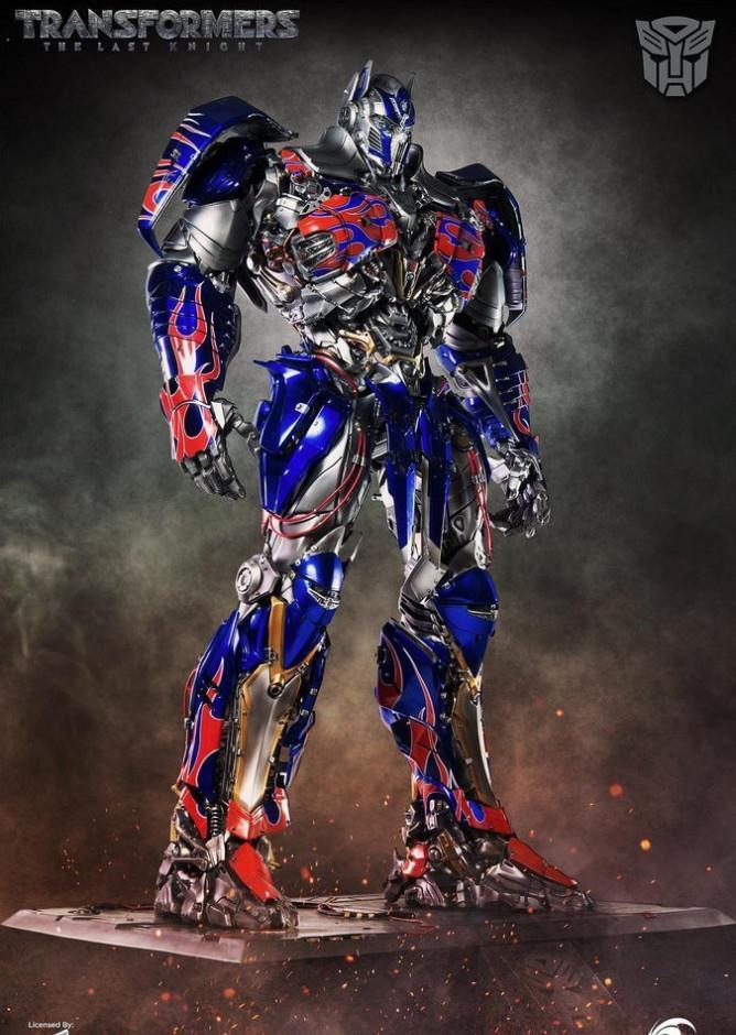  亮相|全球限量！《变形金刚5》擎天柱天价全身雕像正式亮相！