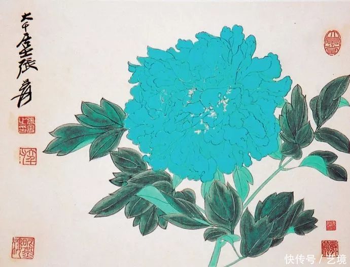 张大千花鸟画欣赏（100幅）