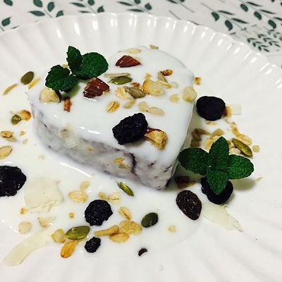 燕麦|紫薯泥酸奶燕麦塔