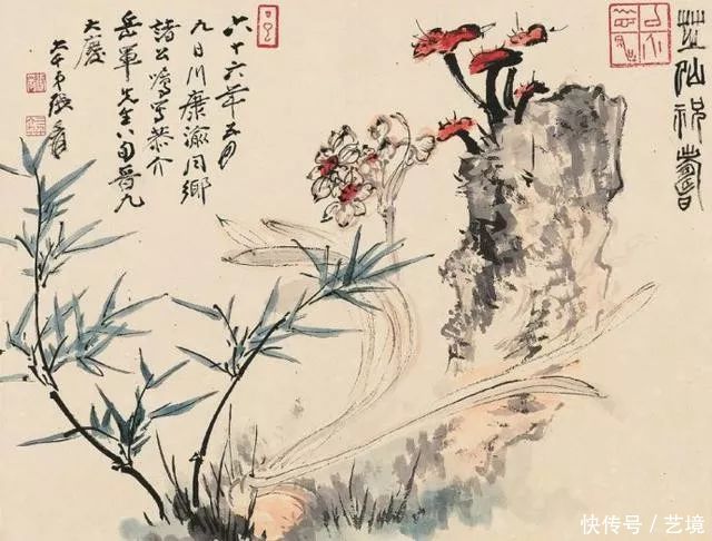 张大千花鸟画欣赏（100幅）