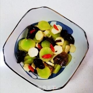 清炒|清炒木耳山药莴笋