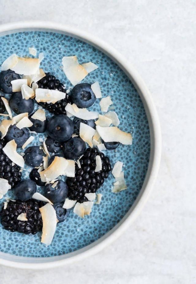 营养|6款奇亚籽布丁!10分钟搭配出彩虹营养早餐!