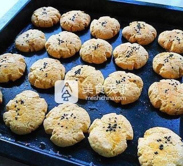  添加|迷你芝麻酥，香酥可口，自制零添加，超简单的下午茶小点